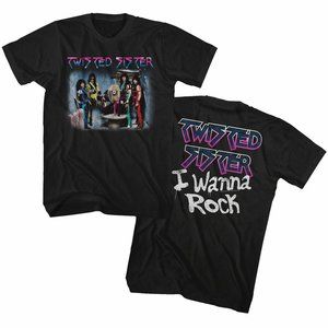 New Adult XL Twisted Sister I wanna Rock t-shirt